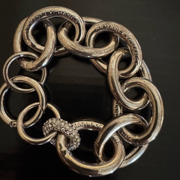 Armani Exchange Metallic Chain Bracelet - Picture 10 of 12